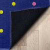 Crayola Polka Dot Blue Area Rug By Well Woven