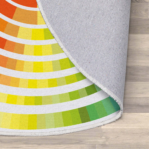 Crayola Color Wheel Multicolor Area Rug By Well Woven