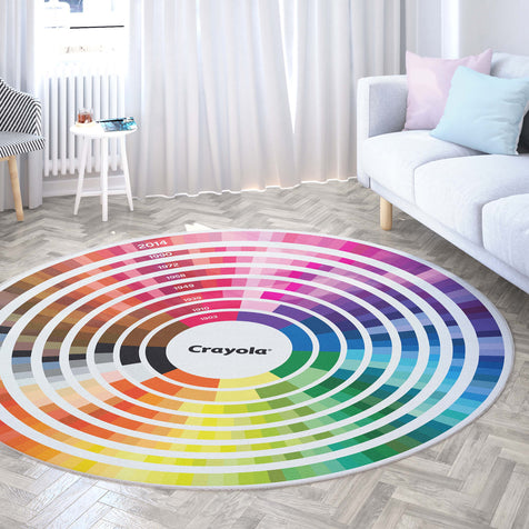 Crayola Color Wheel Multicolor Area Rug By Well Woven