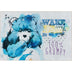 Care Bears Wake Me Up Blue Area Rug By Well Woven