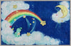 Care Bears Wish Bear and the Moon Blue Area Rug By Well Woven