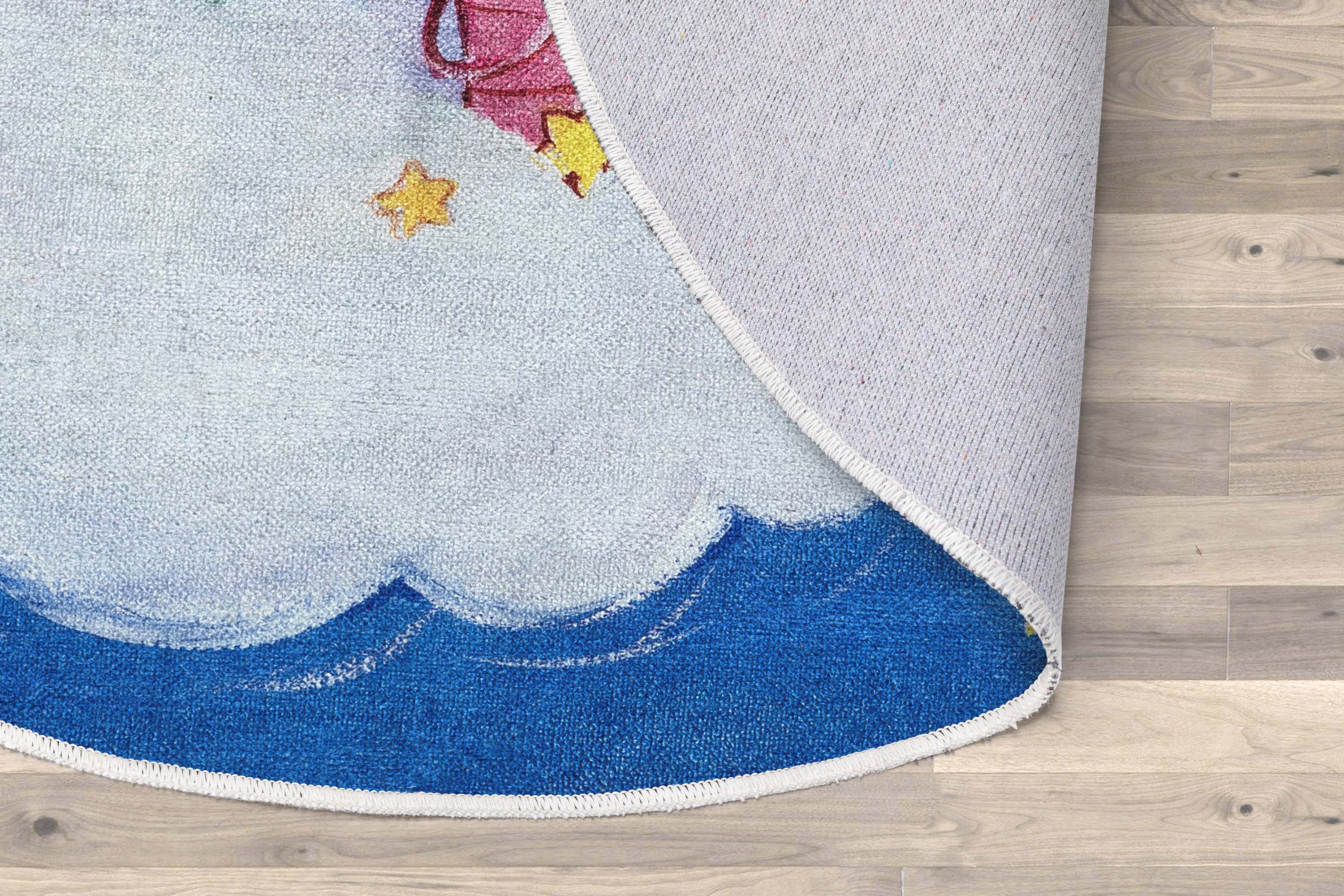 Wishing On A Star Blue Area Rug By Well Woven