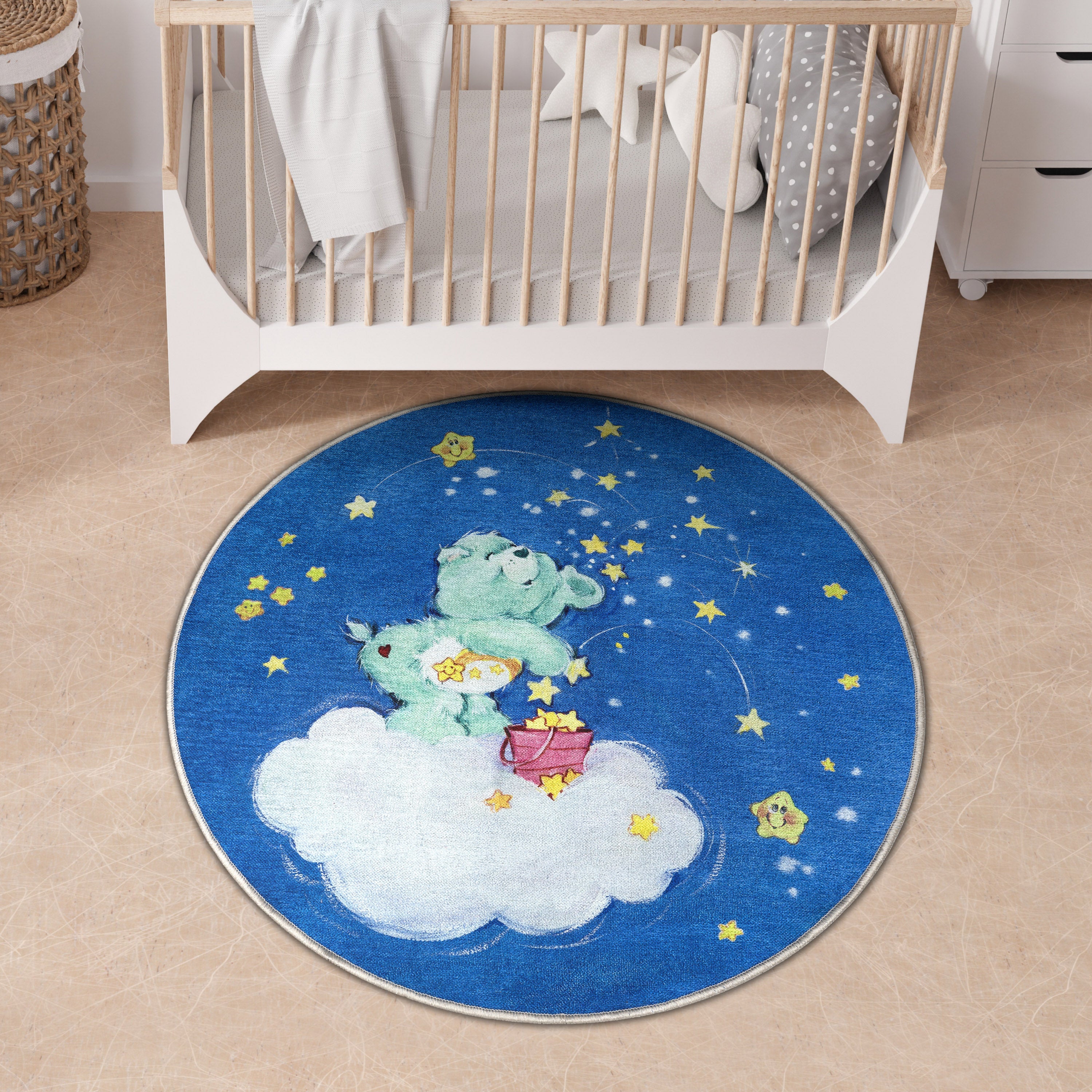 Wishing On A Star Blue Area Rug By Well Woven