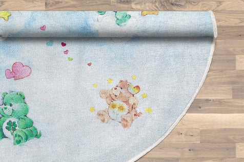 Care Bears Castle In The Sky Blue Area Rug By Well Woven