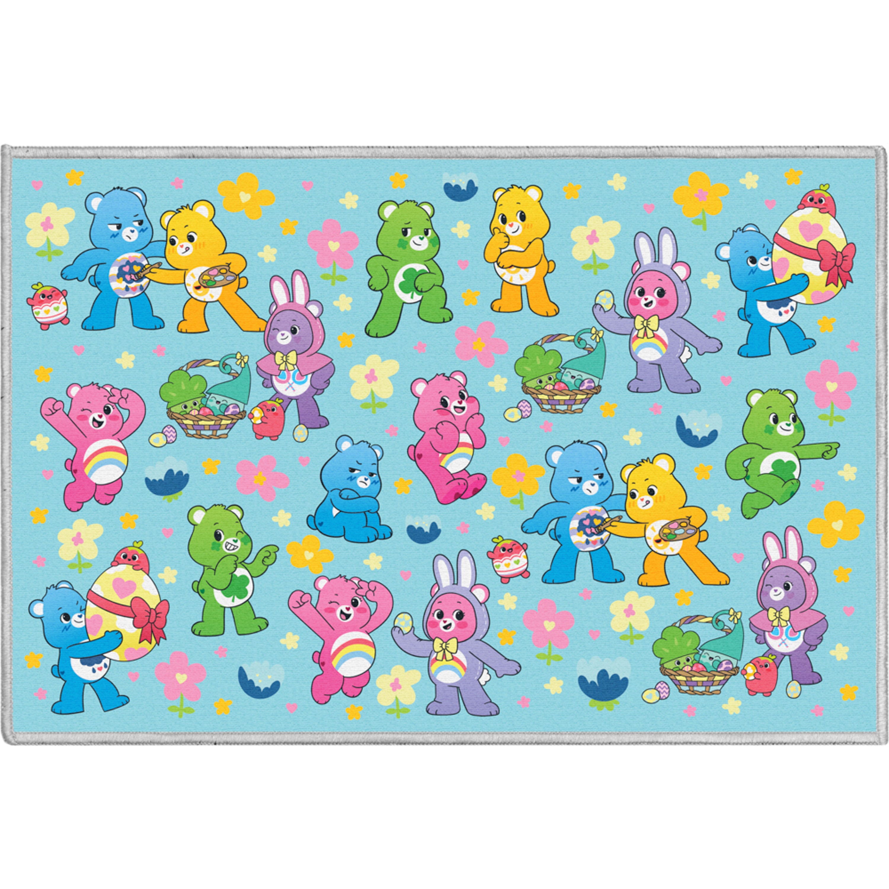 Easter Fun Blue Area Rug By Well Woven