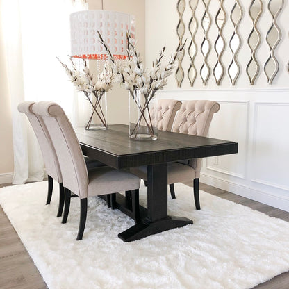 Liza White Plush Shag Rug Well Woven