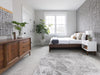 Liza Silver Plush Shag Rug