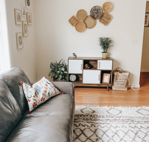 Lyle Natural Tribal Moroccan Trellis Shag Rug