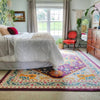 Celesita Purple Traditional Vintage Rug