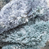 Calliope Moroccan Trellis Ivory Blue High-Low Shag Rug