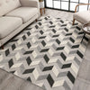 Bela Grey Modern Indoor Outdoor Rug