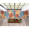 Senna Modern Floral Indoor/Outdoor Ivory High-Low Rug