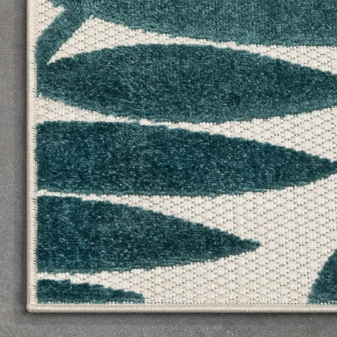 Mariah Ivory Multi Tropical Indoor Outdoor Rug