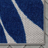 Mariah Grey Tropical Indoor Outdoor Rug