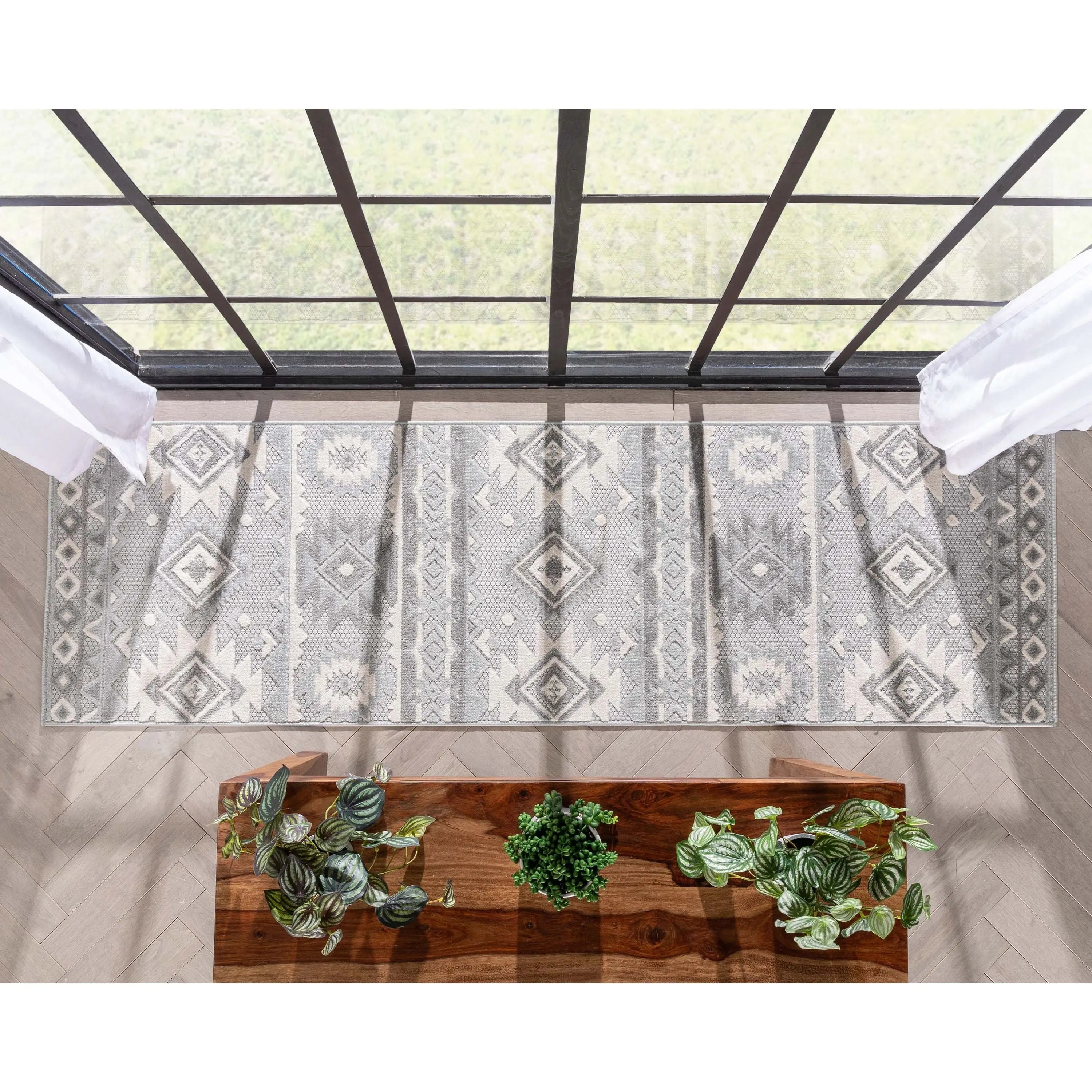Mamba Grey Modern Indoor Outdoor Rug Well Woven