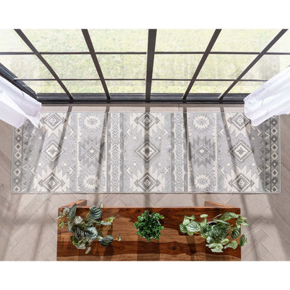 Mamba Grey Modern Indoor Outdoor Rug Well Woven