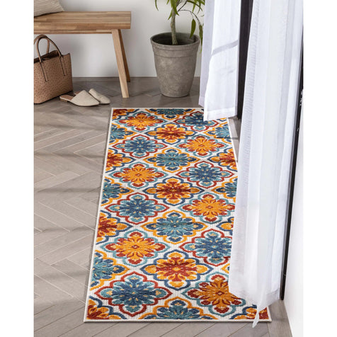 Devotion Beige Modern Indoor Outdoor Rug