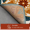 Cabo Floral Bold Multi-Color Indoor/Outdoor High-Low Rug