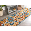 Cabo Floral Bold Multi-Color Indoor/Outdoor High-Low Rug