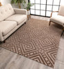 Metier Brown Modern Indoor Outdoor Rug
