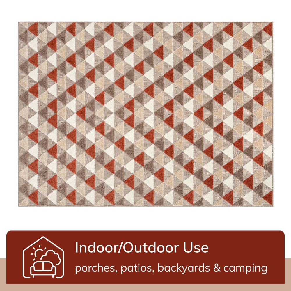 Dream Beige Modern Indoor Outdoor Rug