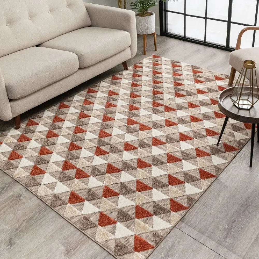 Dream Beige Modern Indoor Outdoor Rug Well Woven