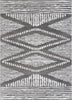 Aosta Tribal Diamond Pattern Grey Rug