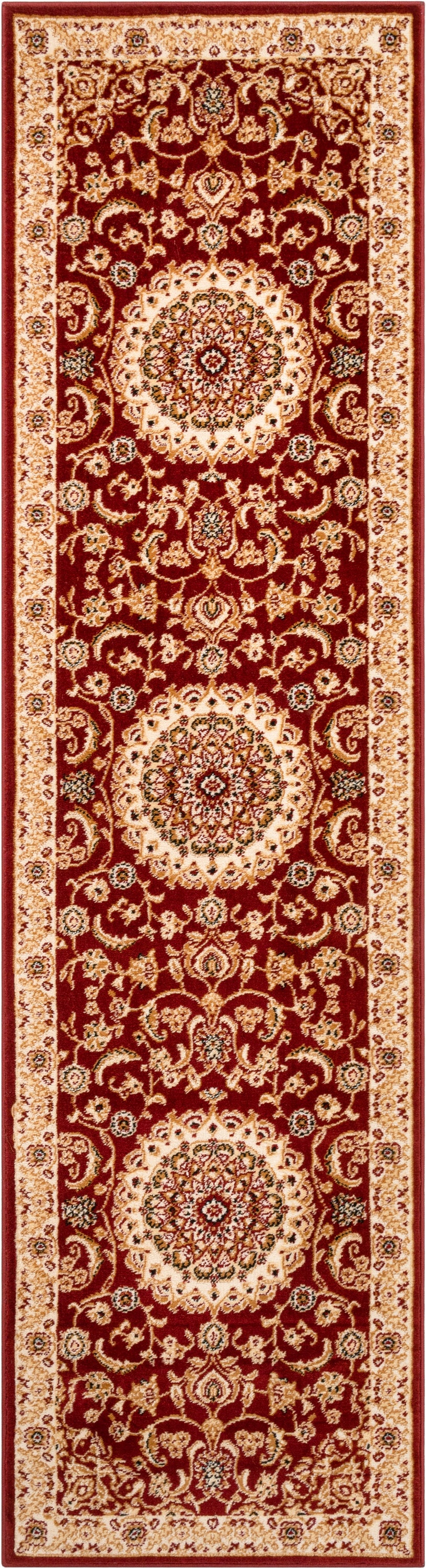 Mykonos Traditional Oriental & Persian Red Rug