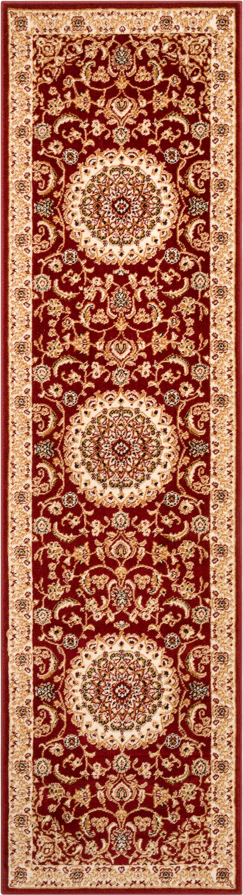 Mykonos Traditional Oriental & Persian Red Rug