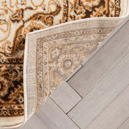 Mykonos Traditional Oriental & Persian Ivory Rug