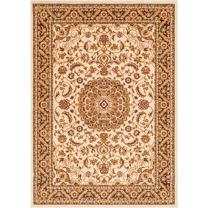 Mykonos Traditional Oriental & Persian Ivory Rug