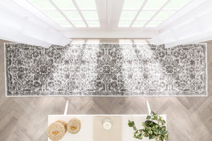 Disa Vintage Medallion Cream Soft Rug By Chill Rugs