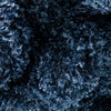 Emerson Modern Solid Dark Blue Textured Shag Rug