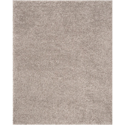 Emerson Modern Solid Beige/Grey Textured Shag Rug