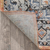 Andria Vintage Medallion Botanical Border Rust Rug