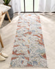 Varese Abstract Geometric Stripes Red Rug