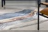 Livorno Abstract Paintsplash Ivory Blue Rug