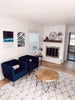 Passione Ivory Modern Trellis Rug