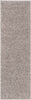 Emerson Modern Solid Taupe Textured Shag Rug