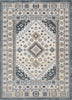 Aryn Vintage Tribal Medallion Floral Blue Rug