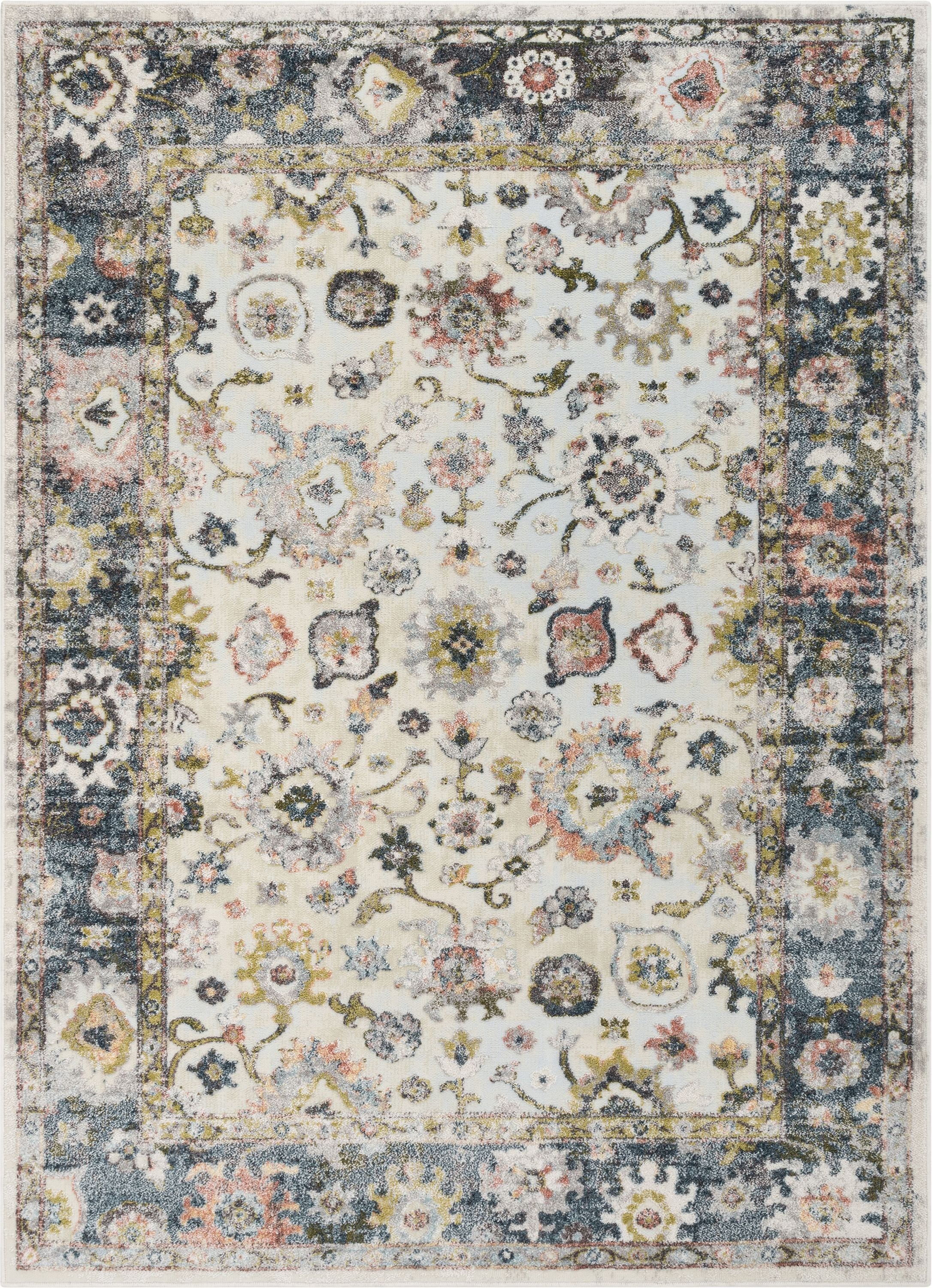 Corinne Vintage Bohemian Oriental Ivory Rug