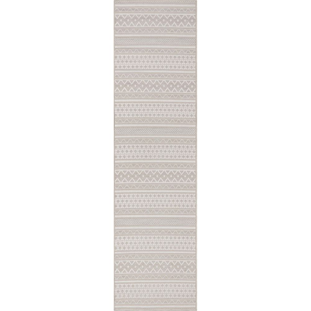 Arwen Tribal Indoor/Outdoor Ivory Textured Rug