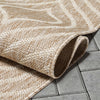 Ludo Lattice Trellis Indoor/Outdoor Beige Textured Rug
