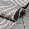 Ludo Lattice Trellis Indoor/Outdoor Grey Textured Rug