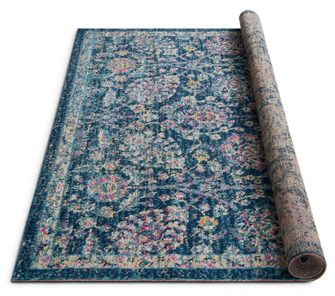 Wixby Blue Traditional Rug 2' x 3'