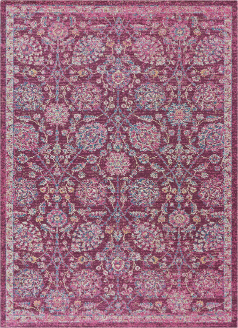 Wixby Pink Traditional Rug