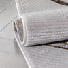 Walter Retro Marble Pattern Grey Glam Rug