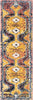 Mowgli Tribal Moroccan Medallion Yellow Rust Rainbow Shag Rug