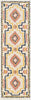 Audi Ethnic Medallion Ivory Rainbow Shag Rug
