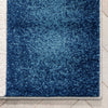Belle Dark Blue Modern Abstract Geometric 3D Textured Rug